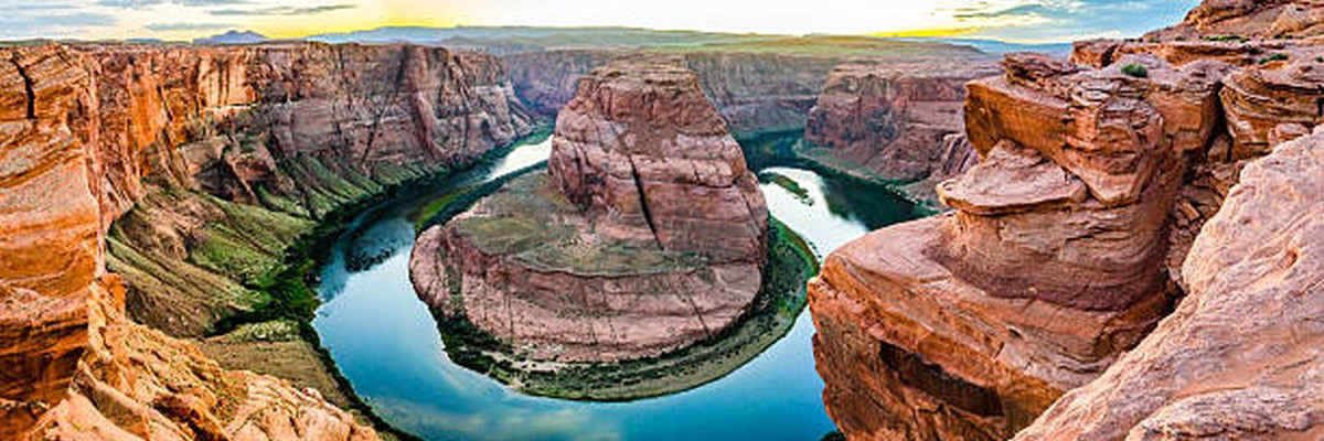 Horseshoe Bend in the USA panorama