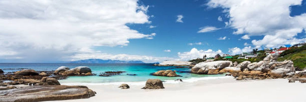 Beautiful Boulders beach landscape