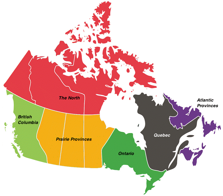 Map of Canada